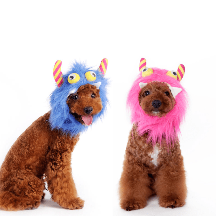 Furry Monster Hat Pink Accessories Dogo