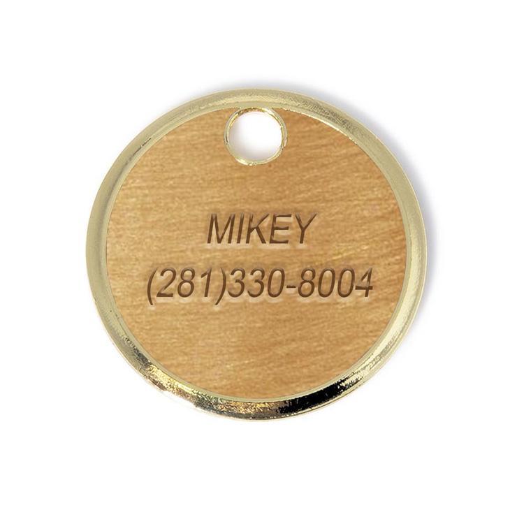 Waffle ID Tag (Free Custom Engraving!) Charms Trill Paws