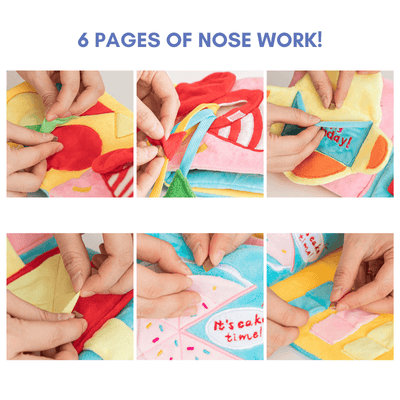 My Birthday Nose Work Play Book Toy Toy Bite Me