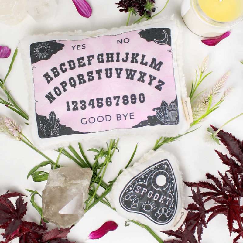 Ouija Board and Planchette - Halloween 2 Pack Eco-friendly Dog Toy Toy Dirt & Dog Hair 