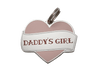 Daddy's Girl Enamel Charm / ID Tag (Free Custom Engraving) Charms Two Tails 