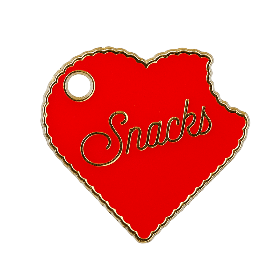 Snacks ID Tag (Free Custom Engraving!) Charms Trill Paws