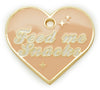 Feed Me Snacks ID Tag (Free Custom Engraving!) Charms Trill Paws 