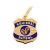 Squirrel Patrol Enamel Charm / ID Tag (Free Custom Engraving) Charms Two Tails 