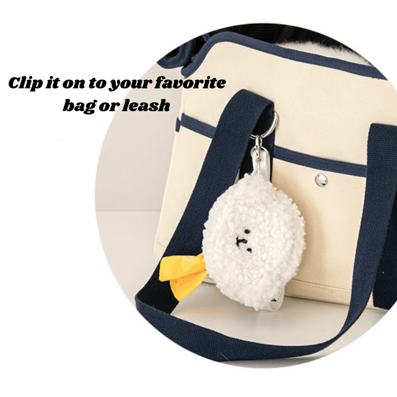 Cloud Doggo Poop Bag Holder Leash Accessories Bite Me