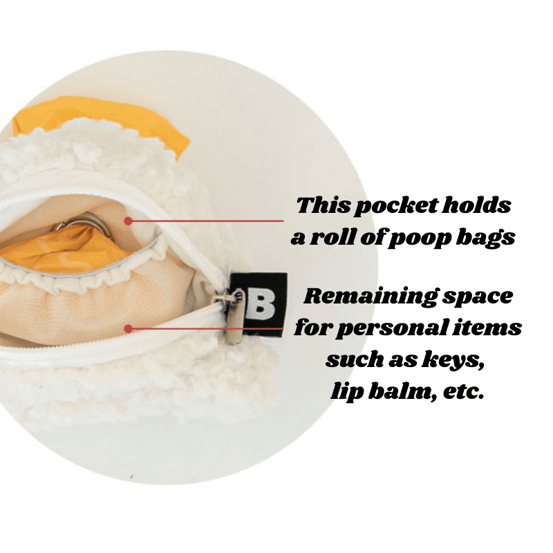 Cloud Doggo Poop Bag Holder Leash Accessories Bite Me