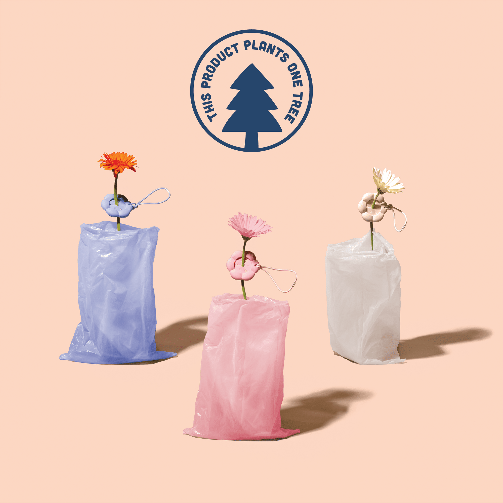 Poopsy Daisy Dog Poop Bag Holder - Blueberry (Periwinkle Blue) Leash Accessories Spotted By Humphrey