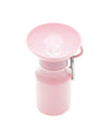 Travel Water Bottle for Dogs (15oz) - Cotton Candy Pink Bowl Springer