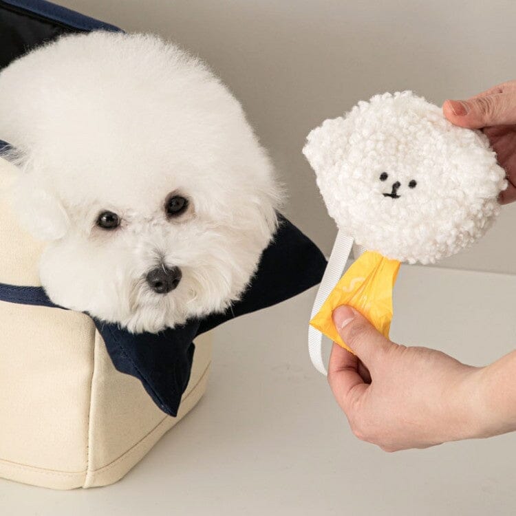 Cloud Doggo Poop Bag Holder Leash Accessories Bite Me