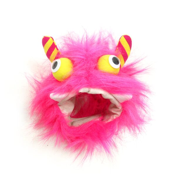 Furry Monster Hat - Pink