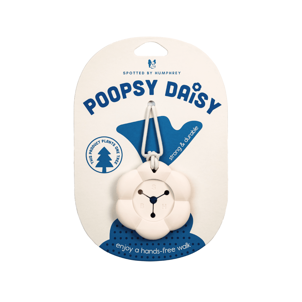 Poopsy Daisy Dog Poop Bag Holder - Goat Milk (Cream)