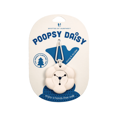 Poopsy Daisy Dog Poop Bag Holder - Goat Milk (Cream) Leash Accessories Spotted By Humphrey