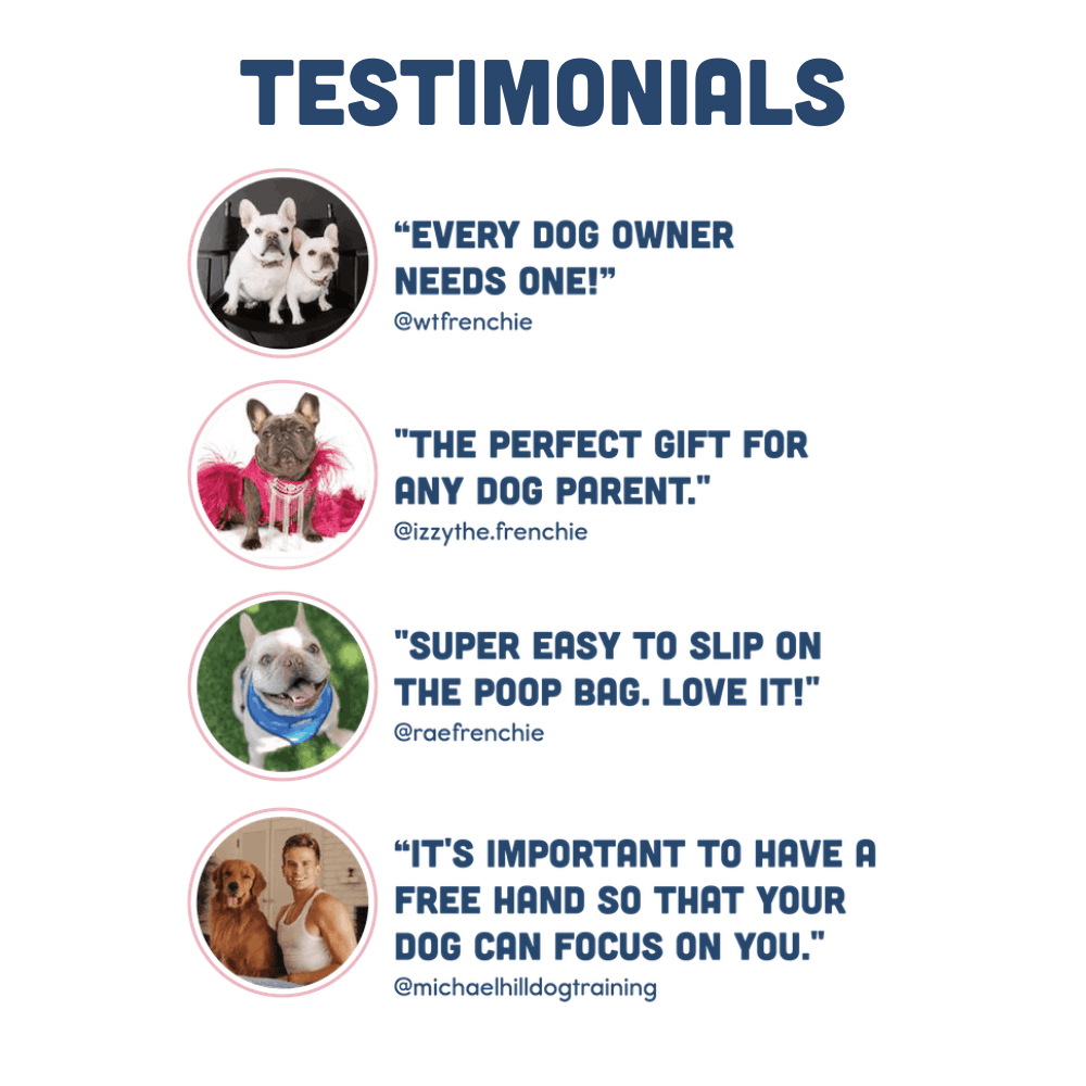 Poopsy Daisy Dog Poop Bag Holder - Blueberry (Periwinkle Blue) Leash Accessories Spotted By Humphrey