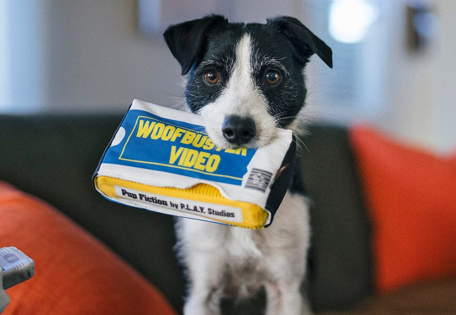 90s Classic Dog Toy -Woofbuster Video Tape