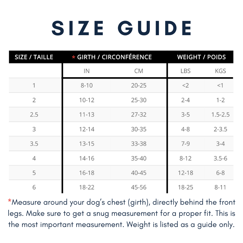 Buddy belt sales size chart