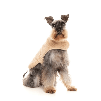 Teddy Wrap Vest - Light Beige Clothing Fuzzyard