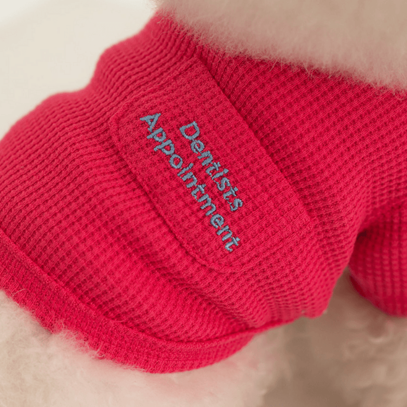 Waffle Crop Tee - Magenta Pink Clothing Dentists Appointment