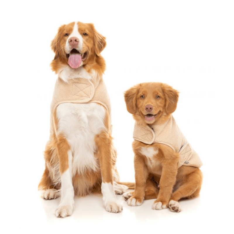 Teddy Wrap Vest - Light Beige Clothing Fuzzyard