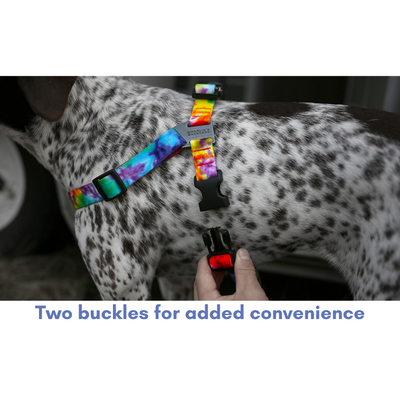Rover Double Buckle Tie Dye Dog Harness Spotted By Humphrey