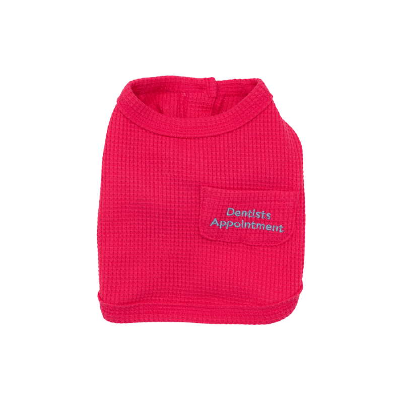 Waffle Crop Tee - Magenta Pink Clothing Dentists Appointment