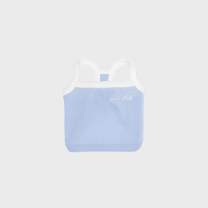 Airy Sleeveless Top - Pale Blue