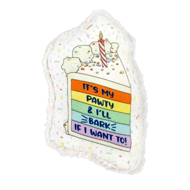 Cut My Cake Into Pieces - Eco-friendly Dog Toy Toy Dirt & Dog Hair 