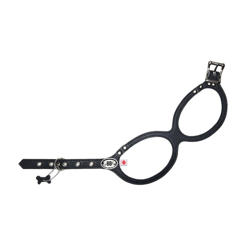 Buddy Belts Premium Leather Harness - Black Harness Buddy Belts 