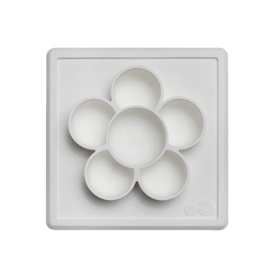 Flower Compartments Silicone Mat (Slow Feeder) - Cream Bowl EZPZ