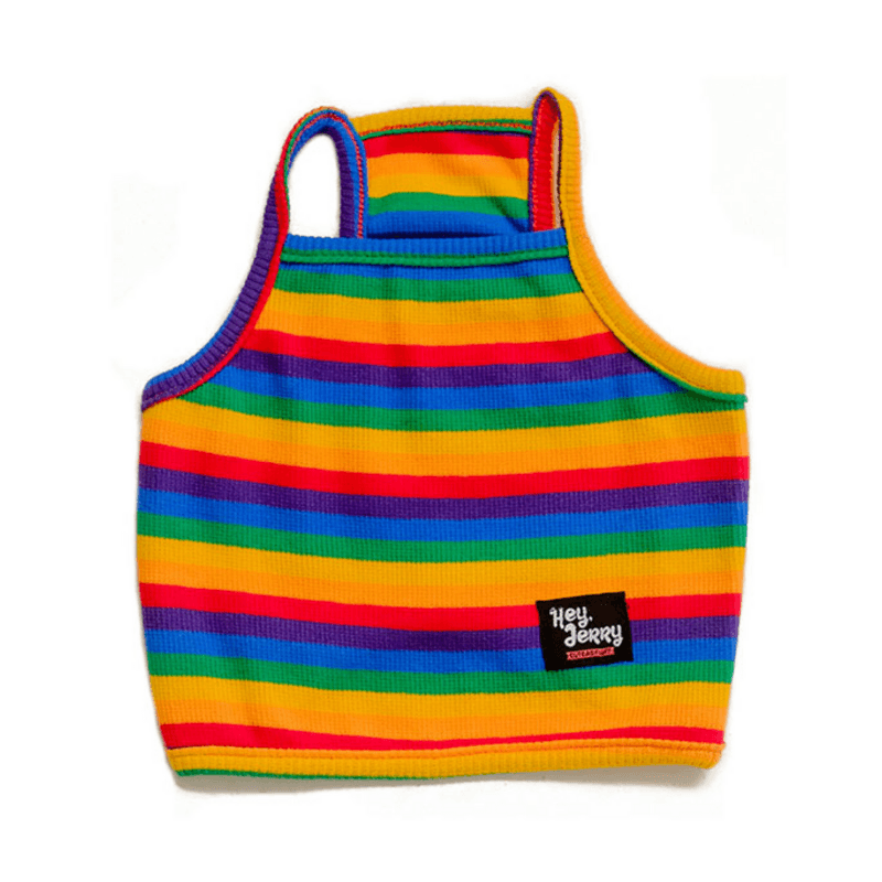 Rainbow Crop Tank Top - Spotted By Humphrey