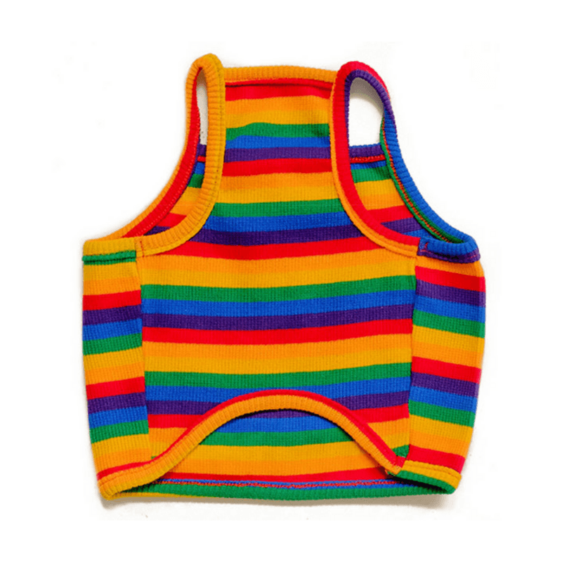 Rainbow Crop Tank Top Clothing Hey Jerry 