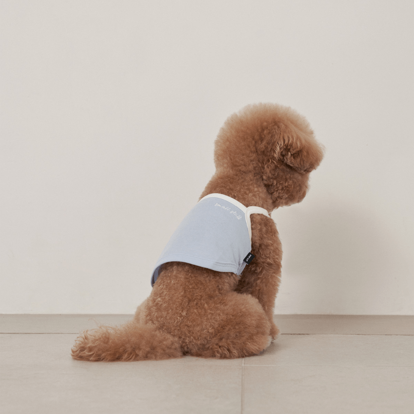 Airy Sleeveless Top - Pale Blue Clothing Small Stuff