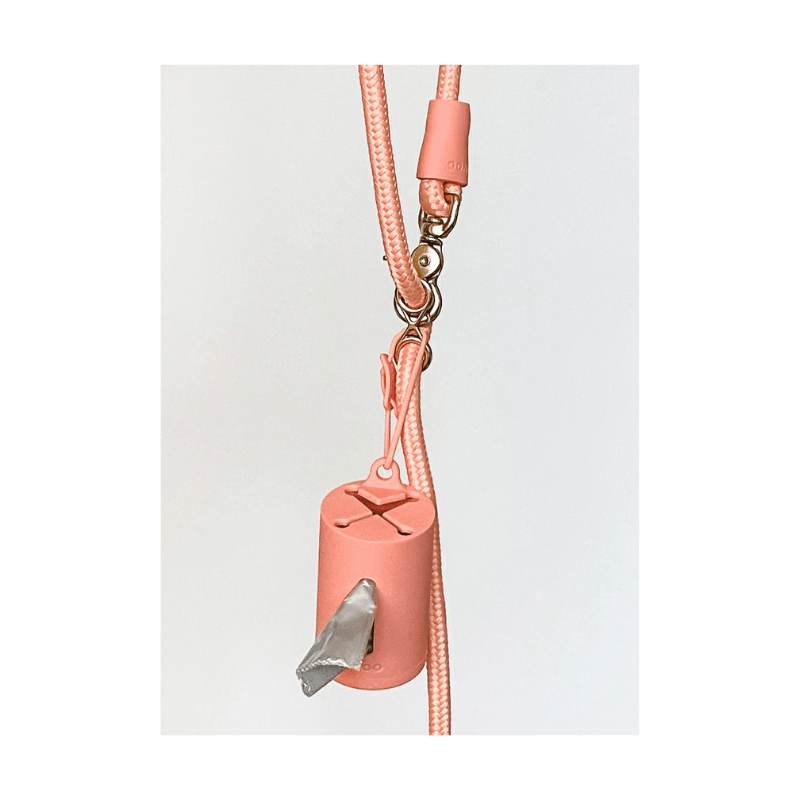 AwPoo Bag Holder - Peach Leash Bag Awoo