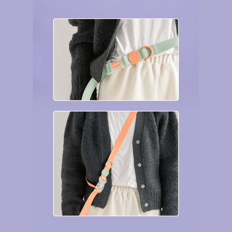 Macaron Waterproof Collar and Leash Set (4 Colors) Collar Bite Me