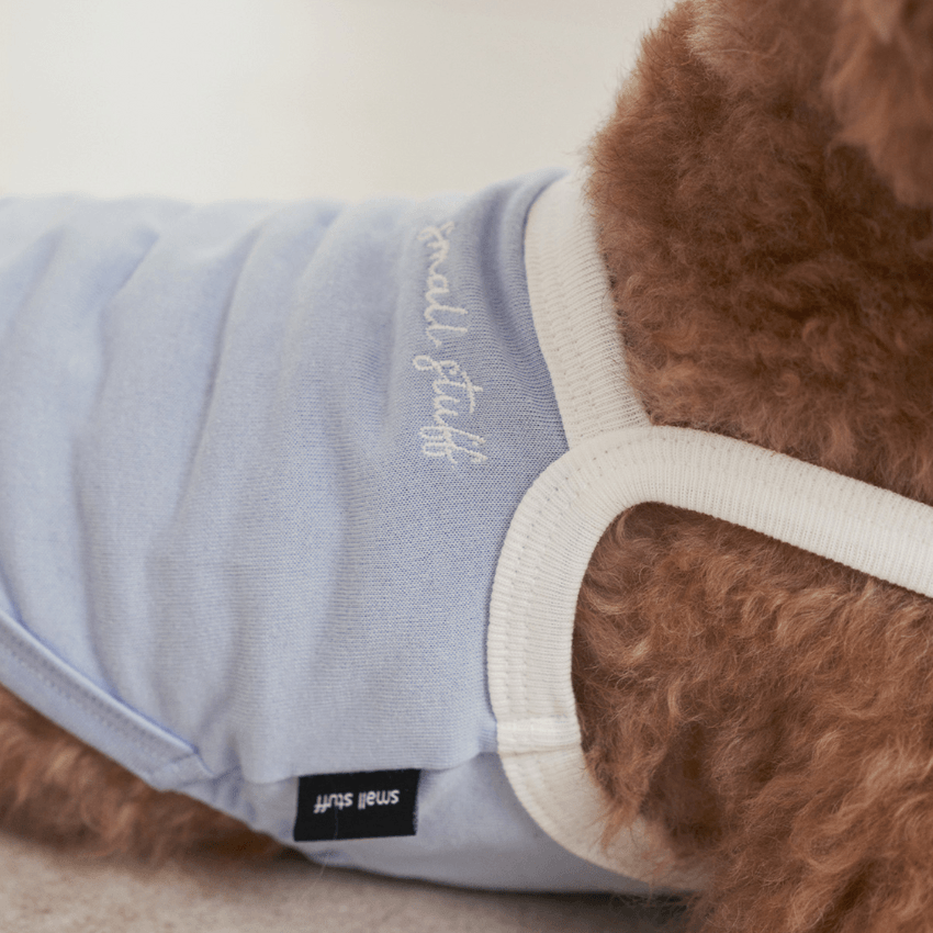 Airy Sleeveless Top - Pale Blue Clothing Small Stuff