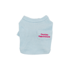 Waffle Crop Tee - Sky Blue Clothing Dentists Appointment