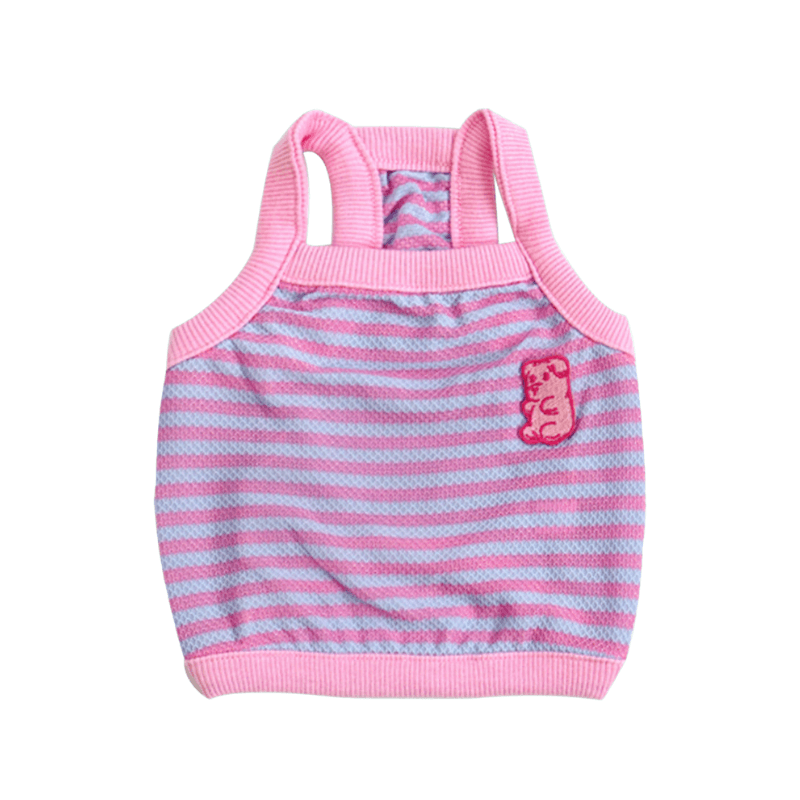 Cool Slush Crop Tank Top - Pink Berry (Pink Blue)