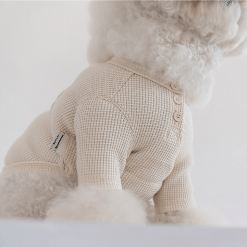 Waffle Crop Tee - Ivory Clothing Dentists Appointment