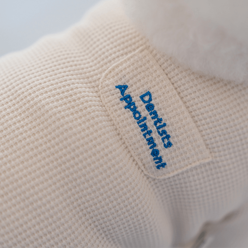 Waffle Crop Tee - Ivory Clothing Dentists Appointment