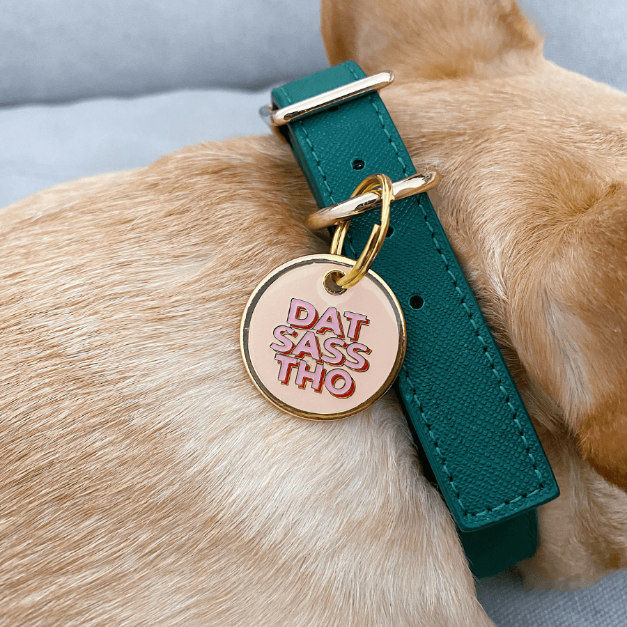 Trill Paws Cute But Psycho Personalized Dog & Cat ID Tag