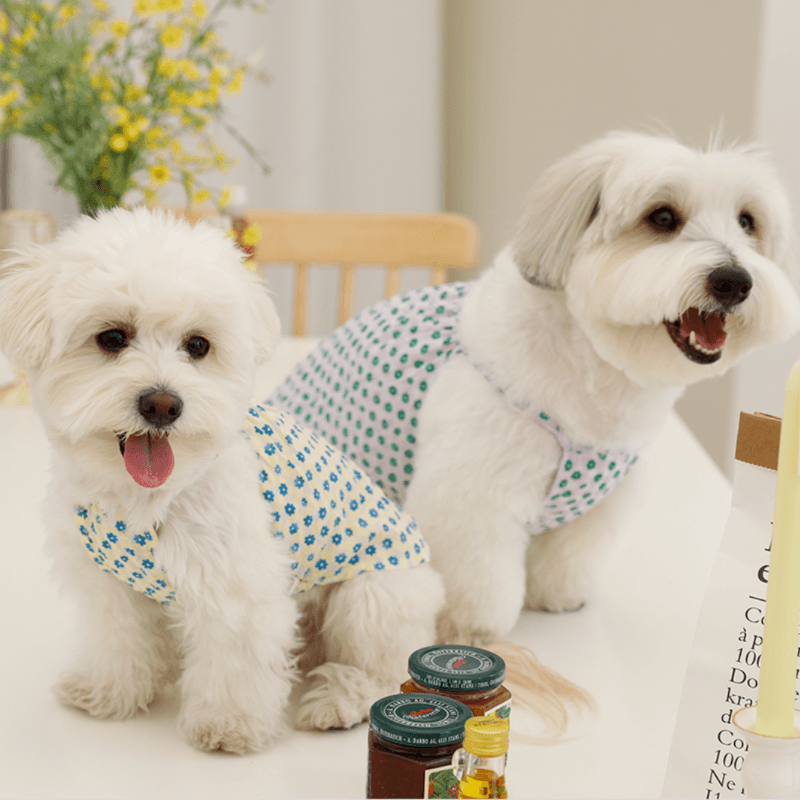 Flower Checkered Tank Top - Purple Clothing Hey Jerry