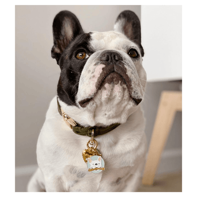 Frenchie Branch Manager ID Tag (Free Custom Engraving!) Charms SBH X Two Tails