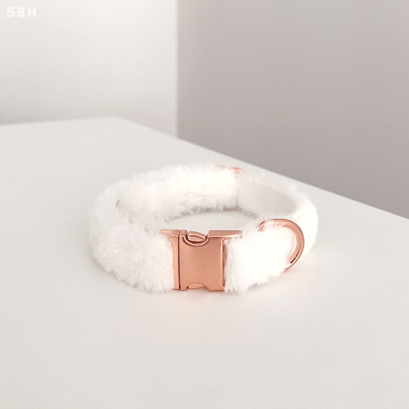 Fluffy Collar - White