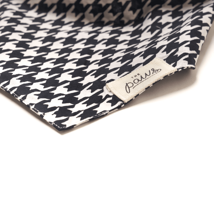 Classic Houndstooth Dog Bandana Bandana The Paws