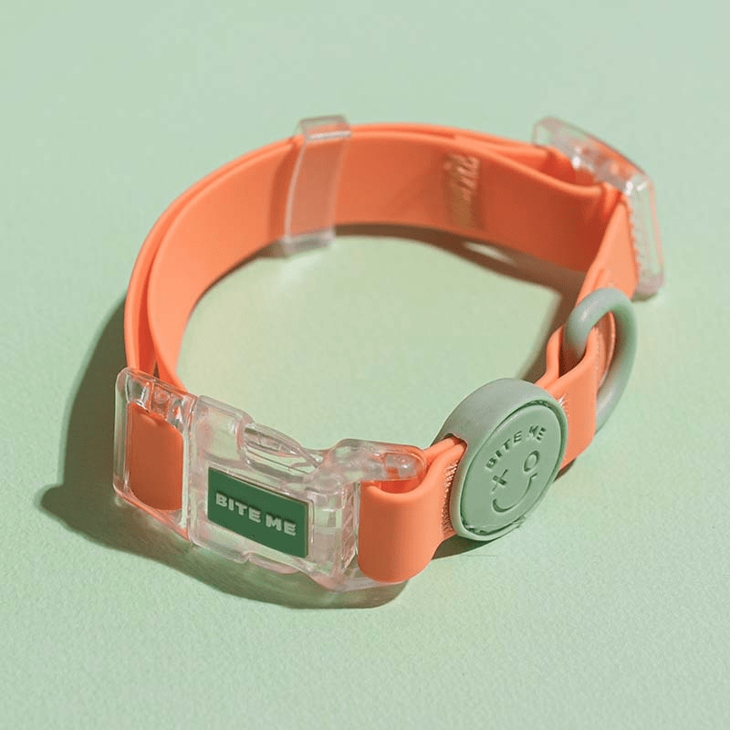 Macaron Waterproof Collar and Leash Set (4 Colors) Collar Bite Me