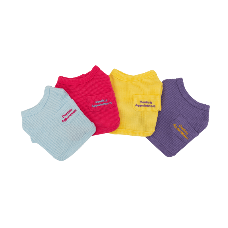 Waffle Crop Tee - Magenta Pink Clothing Dentists Appointment