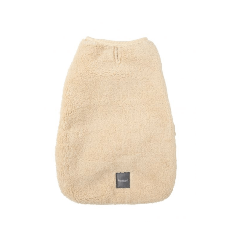 Teddy Wrap Vest - Light Beige Clothing Fuzzyard