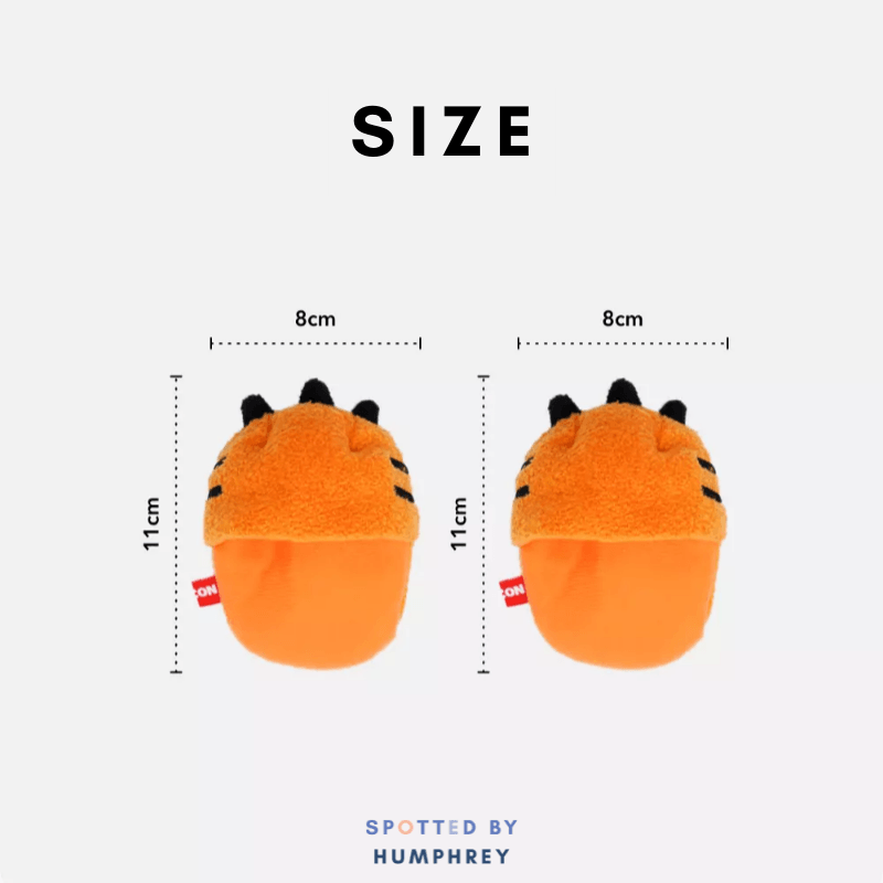 Tiger Paw Slippers Dog Toy Toy BACONBOX