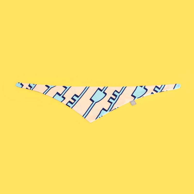 Key Scarf - Cream Bandana Huts and Bay