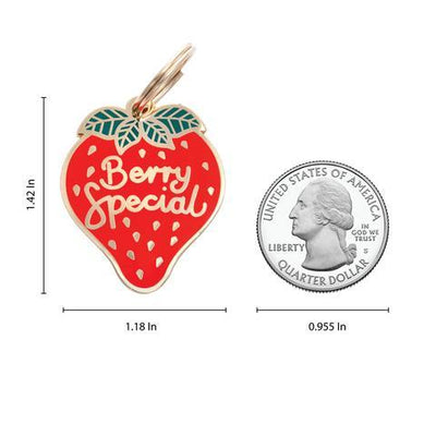 Berry Special Enamel Charm / ID Tag (Free Custom Engraving) Charms Two Tails
