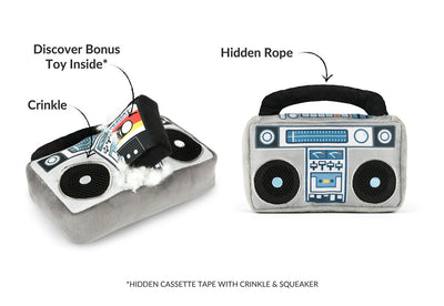80s Classic Dog Toy - Boopbox Boombox (2 toys in 1!) Toy P.L.A.Y.